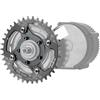 ReachMall Adattatore corona in lega di alluminio per motore Mid-Drive, fresato CNC 104/130 BCD, resistente alla ruggine per pendolarismo urbano e arrampicata