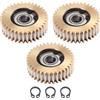 Jnchdghwa Motore del della Ruota Ebikes Gear 38x12mm con 3 Ingranaggi in Rame e Cuscinetti - Set di Trasmissione di Potenza con 36 Denti