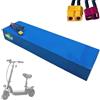 WILLQ Batteria al Litio Ricaricabile da 48 Volt 48V 12Ah Pacco Batteria per Monopattino Elettrico Pieghevole, con Scheda di Protezione BMS e connettore T+XT60