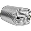 CQAHDSEVF Tappetino da campeggio in alluminio, Tappetino da campeggio in foglio di alluminio, materassino bifacciale da 9 mm, custodia da 0,9-3x2 m(1.8 x 2m)