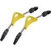 Besshepplo Cinghie di ricambio per pinne a molla in acciaio inox, con manico in EPDM e fibbia, antiscivolo, per immersioni, snorkeling, nuoto, attrezzatura blu (M giallo)