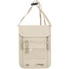 Boxiki Travel Portafoglio da Collo con Protezione RFID Beige - Borsello da Collo Antifurto in Nylon Ripstop Impermeabile con 5 Tasche e Tracolla Regolabile per Passaporto, Documenti, Carte e Contanti in Viaggio