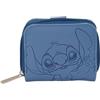 safta STITCH BLUE - Portamonete a portafoglio, standard, comodo e versatile, qualità e resistenza, 11 x 20 x 9,5 cm