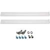 Generic Kit di riparazione per cassetti, 34 x 3 x 1 cm, supporto per riparazione cassetti a sgancio rapido, hardware di rinforzo per armadietti, supporto in metallo, kit anti-abbassamento per mobili in legno