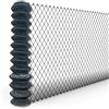 ITALFENCE Rete metallica Ø2,40mm, plastificata romboidale antracite, 25m [125cm]