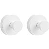 Cyberwork Ganci Senza forare - 2 ganci a ventosa in acciaio inox con ventose. Appendi accappatoio bagno, strofinacci cucina, ventose con gancio per bagno, cucina, ufficio (Bianco)