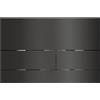 Balneo Placca di Comando WC Gun metal Doppio Scarico per Cassetta Incasso - Pulsante Scarico WC - Placca WC per Toilette Sospesa - Pannello Comando - Sciacquone - Design Moderno - Montaggio a Parete