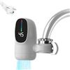 Generico Rubinetto Acqua Calda Istantanea | Dotato Di Riscaldamento Elettrico Rapido E Display Digitale LED - Accessori Idraulici per Interni Casa Hotel