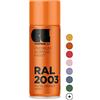 CL COSMOS LAC Vernice spray arancione pastello lucido, bomboletta spray per fai da te, vernice acrilica, adatta per plastica, metallo e altre superfici (RAL 2003 - arancione pastello)
