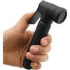 MINRS Set bidet con doccetta a mano, doccetta da viaggio, bidet, doccetta per WC, attività all'aperto, campeggio, bottiglia spray a mano, bottiglia perineale, per donne, uomini, bambini, colore nero