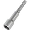 SagaSave Set di chiavi a bussola magnetiche con codolo esagonale da 10mm, per trapani, avvitatori e adattatori., grigio