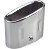 Hguvsjd Terminale Marmitta Per BMW Z3 1.8 .9 Per Cabrio Terminale Di Scarico 53x113mm / 90mm 18129416186 Punta(Chrome)