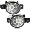 SPUFKGE fari fendinebbia Luci Fendinebbia Per Nissan Per Qashqai J10 2007-2013 LED Per + 2 2007-2012 Fari Alogeni(LED Fog A)