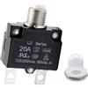 predolo Interruttore Termico Manuale da 20 a, Sovracorrente di Circuito 20 a