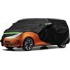 Opaltool Telo Copriautoda da Esterno Adatto a VW ID.Buzz, ID.Buzz Cargo | Copertura Completa per Auto con Cerniera Della Porta, Serratura e Bande Antivento per la Protezione da Sole, Neve e Polvere