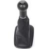 Axexnejv Auto Cuffia Leva Cambio per Golf 2 3 4 per Cabrio per Polo 6N1 6N2 per Passat 35i Auto 5 Speed Gear Pomello Leva Ghetta Boot Copertura Pelle Marce Pomello Cambio(Nero)