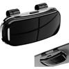 XJLyaya Flaconi Portaocchiali Auto, Porta Occhiali da Auto, Supporto Magnetico per Occhiali da Visiera, Sunglasses Holder for Car, Adatto per Riporre Vari Tipi di Bicchieri (Nero)
