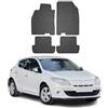 OMAC Tappetini in Gomma Compatibili con Renault Megane 2008-2015 Tappetini Auto Gomma Nero 4tlg