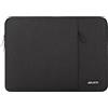 MOSISO 17.3 pollici Custodia Laptop, 17-17.3 pollici Borsa PC Compatibile con Dell, HP, Lenovo, Asus, Acer, Alienware, Poliestere Manica Verticale con Tasca, Nero