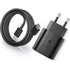 JupptElectronics Caricatore USB C da 25W per Samsung, Caricatore Super Veloce con Cavo di Ricarica da 2M per Samsung Galaxy A55 A54 A34 A33 A15 S25 S24 S23 S22 S21 S20 Ultra Z Flip 6 Z Fold 6, Porta USB di tipo C