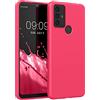 kwmobile Custodia Compatibile con TCL 30 E / 30 SE Cover - Back Case per Smartphone in Silicone TPU - Protezione Gommata - rosa shocking