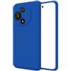 Generico Custodia Compatibile con TCL 60R 5G T519H, 60 R 5G / TCL 60 5G T521H / TCL 60 SE T517H / 60 SE NXTpaper 5G T521K BACK COVER case GEL SILICONE protezione flessibile SLIM matte MORBIDA TPU (Blu chiaro)