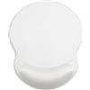 ITNRSIIET Tappetino Mouse Ergonomico con Supporto per il Polso, Tappetino per Mouse in Gel Confortevole, base antiscivolo in PU, per Computer e Laptop, Bianco