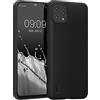 kwmobile Custodia Compatibile con Blackview A55 Cover - Back Case per Smartphone in Silicone TPU - Protezione Gommata - nero matt