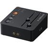 Fosi Audio C3 Scheda Audio USB PC, Gaming DAC con Audio Surround 7.1, Scheda Audio Esterna con XMOS XU316 e CS43131, Microfono Noise Cancelling per FPS, PS5, Switch, Laptop, Mac, Nero
