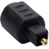 Qsvbeeqj Adattatore femmina da 3,5 mm a maschio per adattatore ottico per suono chiaro toslink a adattatore audio chiaro ampiamente compatibile