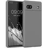kwmobile Cover per Google Pixel 6a Custodia - Back Case per Smartphone in Silicone TPU - Protezione Gommata - stone dust