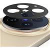 MGUEIAO Pellicola Fotocamera Compatibile con VIVO X300 Ultra, 2-Pezzi Cava in Lega di Alluminio Protezione della Lente, Senza Alterare la Qualità dell'Immagine - Nero