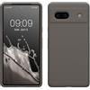 kwmobile Cover per Google Pixel 7a Custodia - Back Case per Smartphone in Silicone TPU - Protezione Gommata - stone dust
