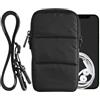 kwmobile Borsetta Tracolla Donna Piccola - Porta Smartphone XL - 6,7/6,8 - Borsa Donna - Borsello Uomo - Porta Cellulare Tracolla - 17,2 x 8,4 cm
