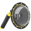 Generic Dome Port Compatibile per DJI Osmo Action 4/3 Custodia Impermeabile Subacquea Protettiva Della Cupola Della Copertura Dell'obiettivo Della Copertura Dell'obiettivo Kit di Accessori Per Scattare