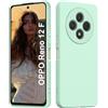 ISOI - Cover per Oppo Reno12 F 5G/Oppo Reno12 FS 5G, Custodia Morbida in Silicone Liquido, Protezione Completa Antiurto Ultra Sottile per il Corpo - Menta Verde
