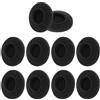uxcell sourcingmap 10 Spugnette Morbide protettive orecchio nere per Cuffie da 5,5cm