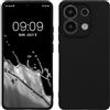 kwmobile Custodia Compatibile con Xiaomi Redmi Note 13 4G Cover - Back Case per Smartphone in Silicone TPU - Protezione Gommata - nero