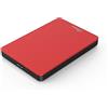 Sonnics 160GB Rosso hard disk esterno portatile USB 3.0 Super velocità di trasferimento per uso con Windows PC, Apple Mac & Xbox 360