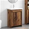 Vidaxl Set di mobili per il bagno Legno antico 61 x 40 x 84,5 cm