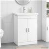 Vidaxl Set di mobili per il bagno Bianco 61 x 40 x 84,5 cm