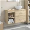 Vidaxl Set di mobili per il bagno 2 pcs Rovere Sonoma