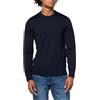 Brooks Brothers Maglione da Uomo in Lana Merino Girocollo a Maniche Lunghe, Marina Militare, XL