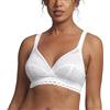 Playtex Reggiseno Senza Ferretto Criss Cross Femminile Riciclato Donna x1, Bianco, 44/8C