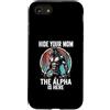 Alpha Wolf Sigma Moon Greek Alpha Wolf S Custodia per iPhone SE (2020) / 7/8 Nascondi la tua mamma The Alpha is Here Wolf Maschio Werwolf Meme