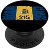 Philadelphia Pride & City Heritage Appar Filadelfia 215 Codice area | Philadelphia Flag - Mezzitoni Grunge PopSockets PopGrip Adesivo