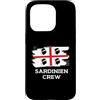Bandiera Sardegna Vacanza Italia Design Custodia per iPhone 15 Pro Sardegna Crew Bandiera Sardegna Vacanza Italia