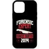 True Crime Merch for Investigative Crime Custodia per iPhone 12 mini Esperto forense dalla nascita 2014 Compleanno a tema crimine vero