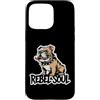 funny bulldog art Custodia per iPhone 15 Pro Max Rebel Soul Bulldog, grafica punk, bulldog duro