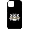 Cool 3 Hip Hop Trio Street Gold Chain Fu Custodia per iPhone 13 Hamster Rap Old School Retro Streetwear 80s 90s Tre